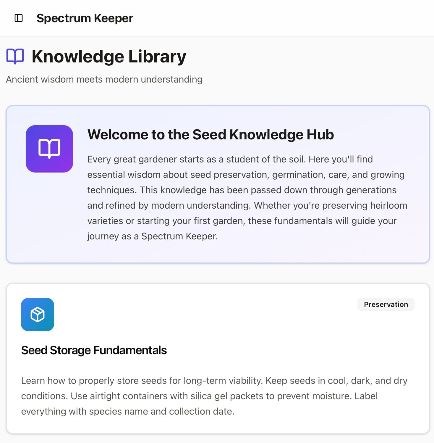Full Color, A Seed For The Future: The Story Behind The Spectrum Keeper Short Film